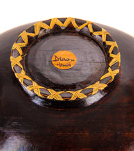 Pyrography Mango Bowl "Tribal 26377" by Dino Muradian