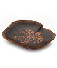 Pyrography Mango Platter "Tribal Honu 28819" by Dino Muradian