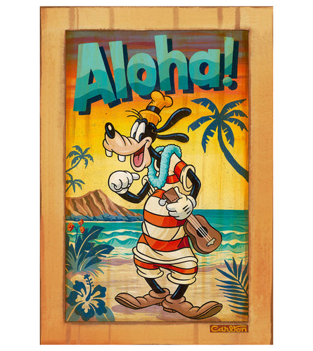 A Goofy Aloha Limited Edition Giclee by Trevor Carlton