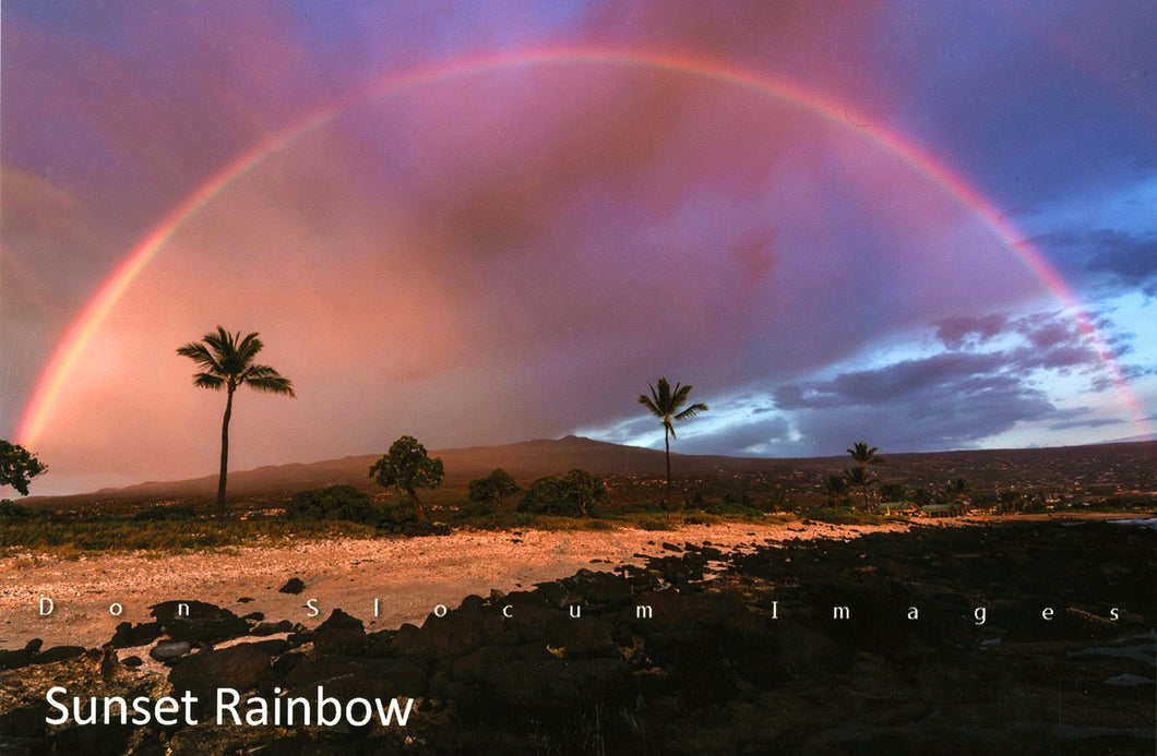 Sunset Rainbow by Don Slocum