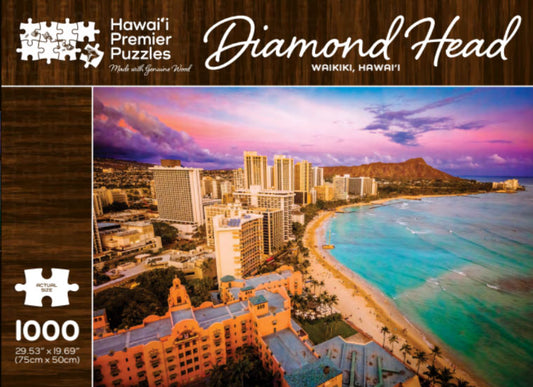 Diamond Head Wooden Jigsaw Puzzle