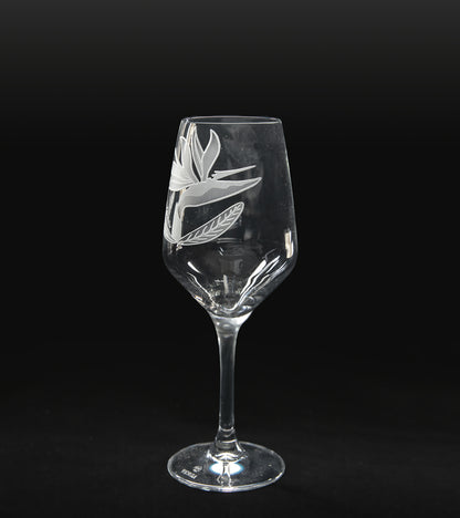 砂で刻まれた極楽鳥の白ワイン。2個セット