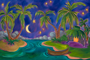 Original Painting: Emerald Shoreline by Kim McDonald
