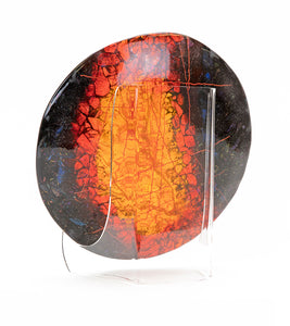 14" Lava Platter by Marian Fieldson