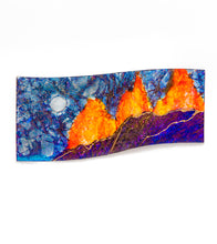 16" x 6" Volcano Wave by Marian Fieldson