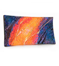 9" x 5" Lava Rectangle Tray by Marian Fieldson
