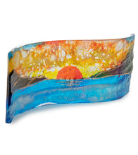 12" x 4" Sunset Wave by Marian Fieldson