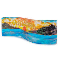 12" x 4" Sunset Wave by Marian Fieldson