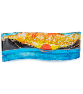 12" x 4" Sunset Wave by Marian Fieldson