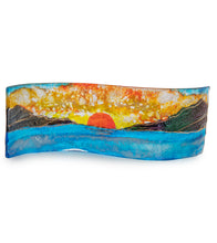 12" x 4" Sunset Wave by Marian Fieldson