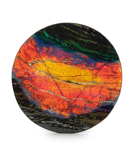 8" Lava Platter by Marian Fieldson