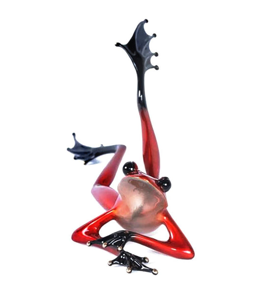 ティム・コテリル作ブロンズ彫刻「Lady in Red」