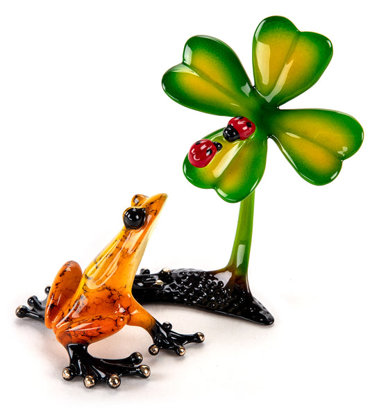 ブロンズ彫刻「ビギナーズラック」 