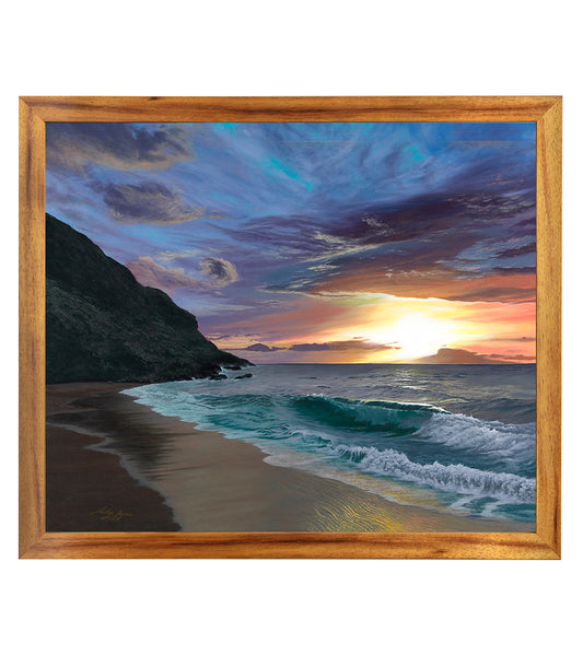 フィリップ・ガニオン作 オリジナル絵画「Unfolding Beauty」 36x30