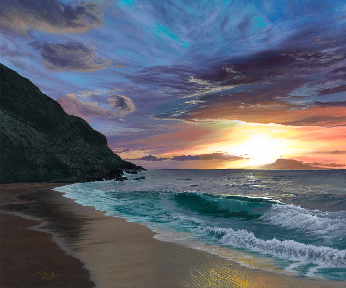 Edición limitada Giclée "Desplegando la belleza" de Philip Gagnon 30x25