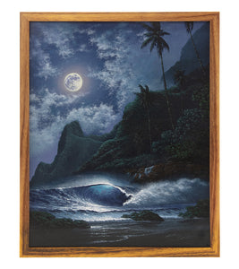 Original Painting "Moonlight Serenade" by Phillip Gagnon 16x20 supporting Maui fire relief efforts