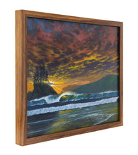 Original Painting "West Coast Fire" by Phillip Gagnon 16x20