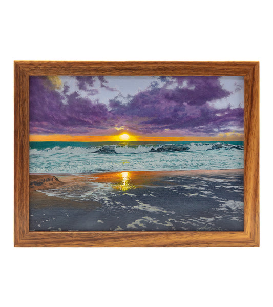 フィリップ・ガニオンによるオリジナル絵画「Peaceful Easy Feeling」12x9