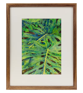 Original Water-Color "Monstera" by Phillip Gagnon 9x13