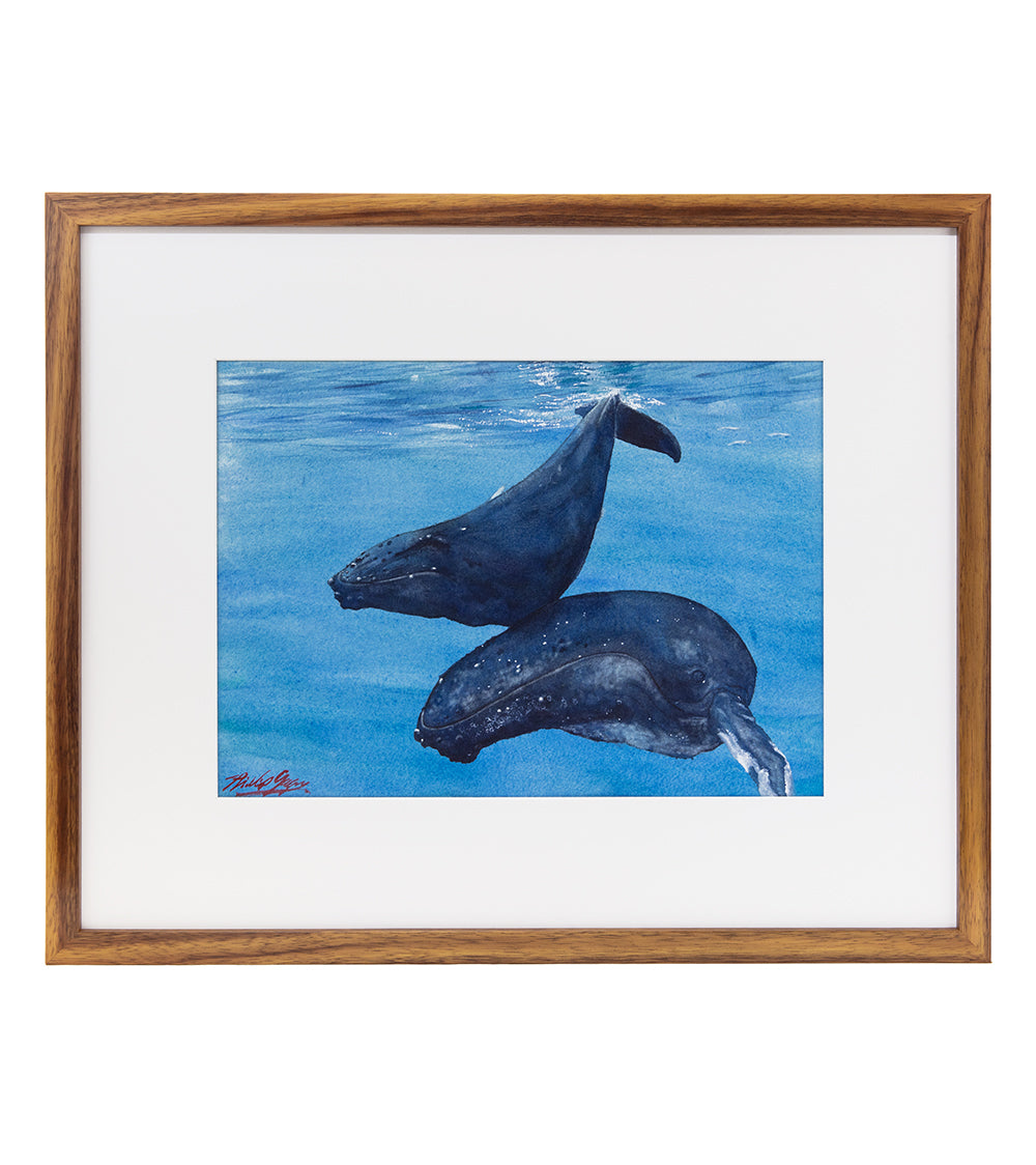 Original Water-Color "Chillin" by Phillip Gagnon 15x11