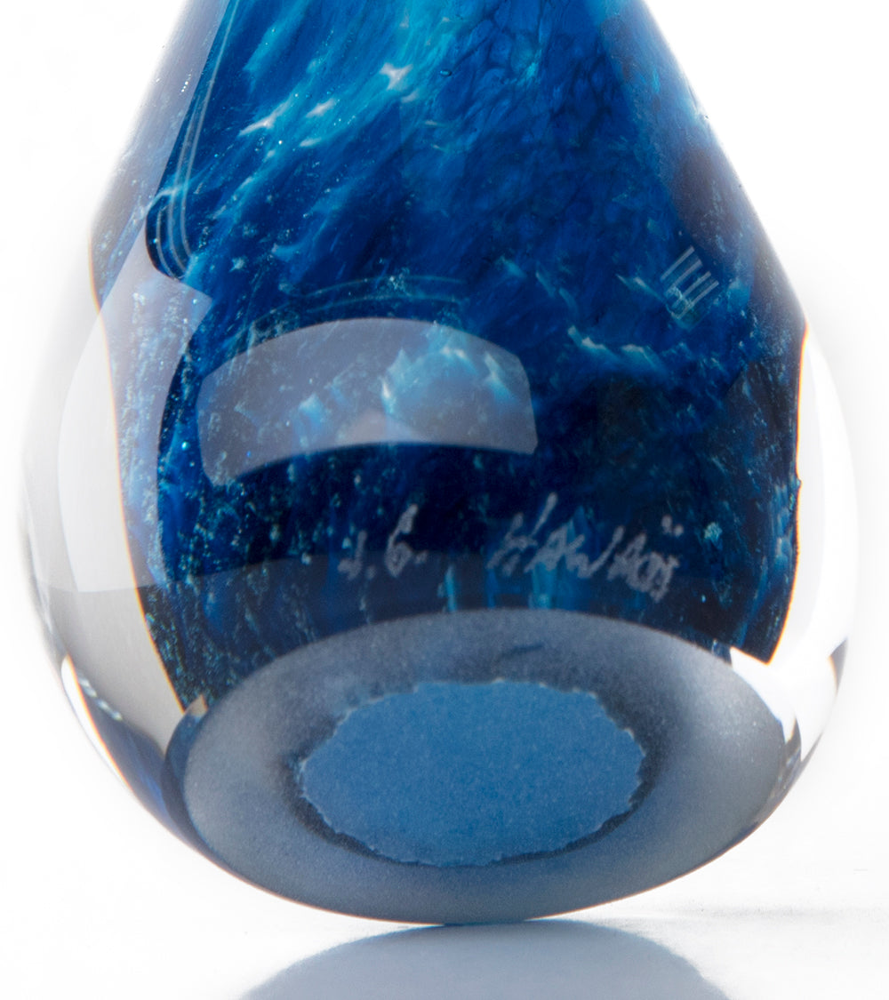 Cola de ballena de cristal de Jim Graper