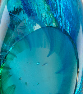 Glass Fish "Blue Green" by Jim Graper