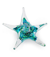 Glass Starfish "Blue Green" by Jim Graper