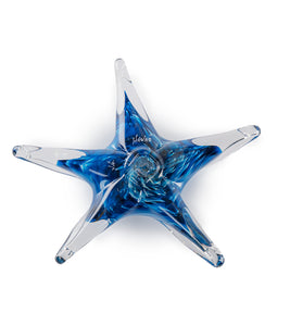 Glass Starfish "Blue" by Jim Graper