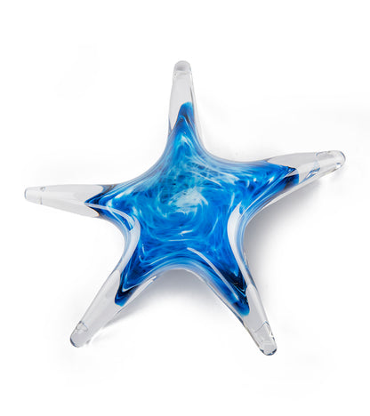 Glass Starfish "Blue" by Jim Graper