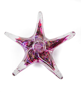 Glass Starfish "Pink Purple" by Jim Graper