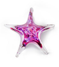 Glass Starfish "Pink Purple" by Jim Graper