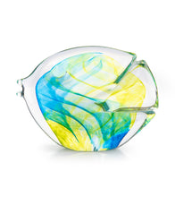 Glass Fish "Citron Blue" by Jim Graper