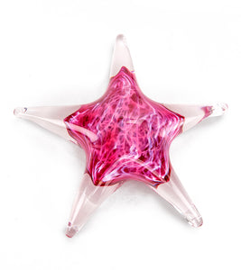 Glass Starfish "Pink" by Jim Graper