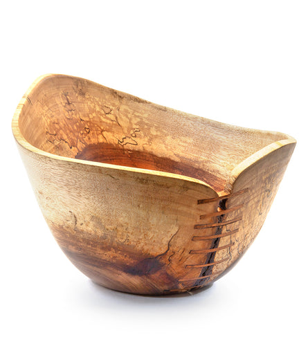 Koa Hearts Bowl #2355 by Aaron Hammer