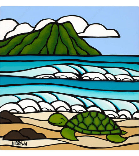 Honu Smile by Heather Brown -  Limited Edition Giclee