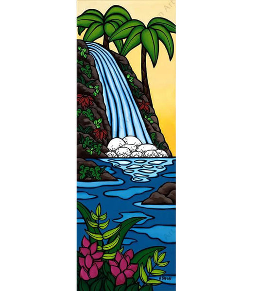 Cascada al atardecer