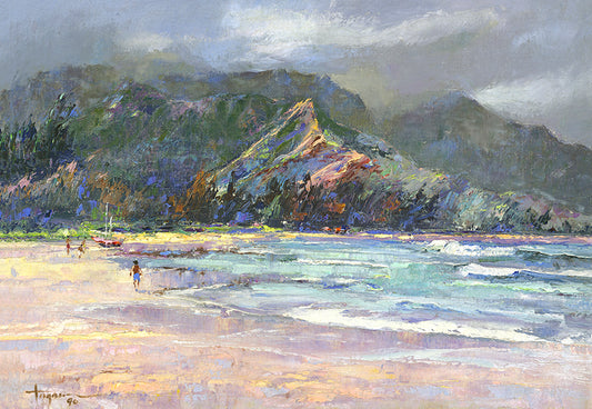 Hanalei Bay Kauai by Hiroshi Tagami