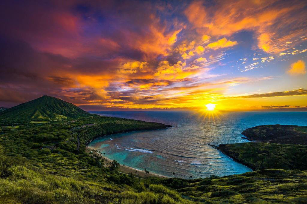 Hanauma Bay Wooden Jigsaw Puzzle