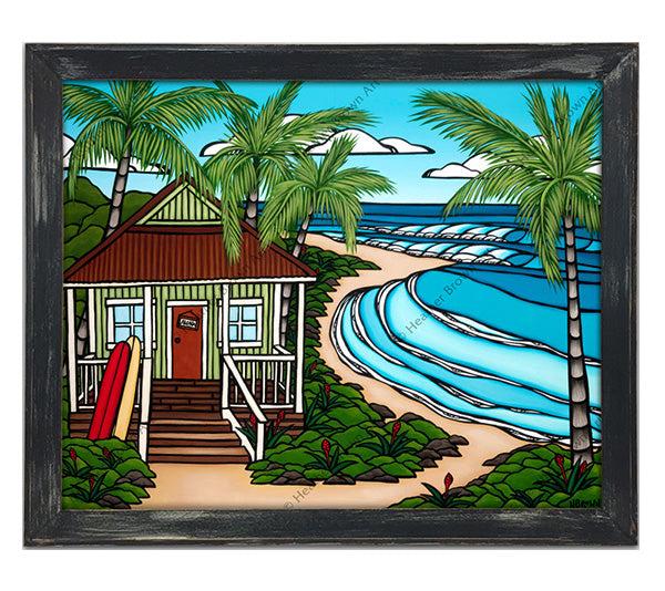 Hawaii Bungalow de Heather Brown - Edición limitada Giclée