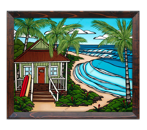 Hawaii Bungalow de Heather Brown - Edición limitada Giclée