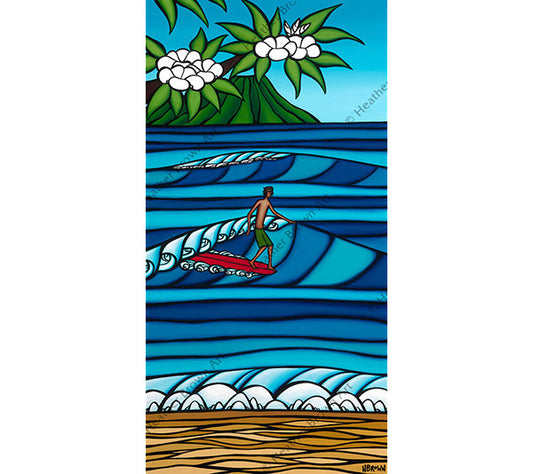 Honolulu Surf de Heather Brown - Edición limitada Giclée