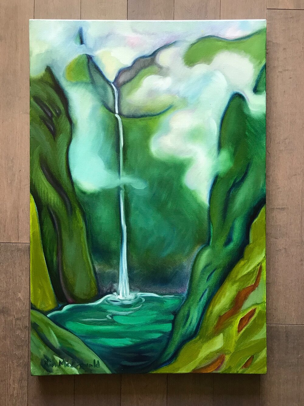 Pintura original: Placeres místicos de Kim McDonald 