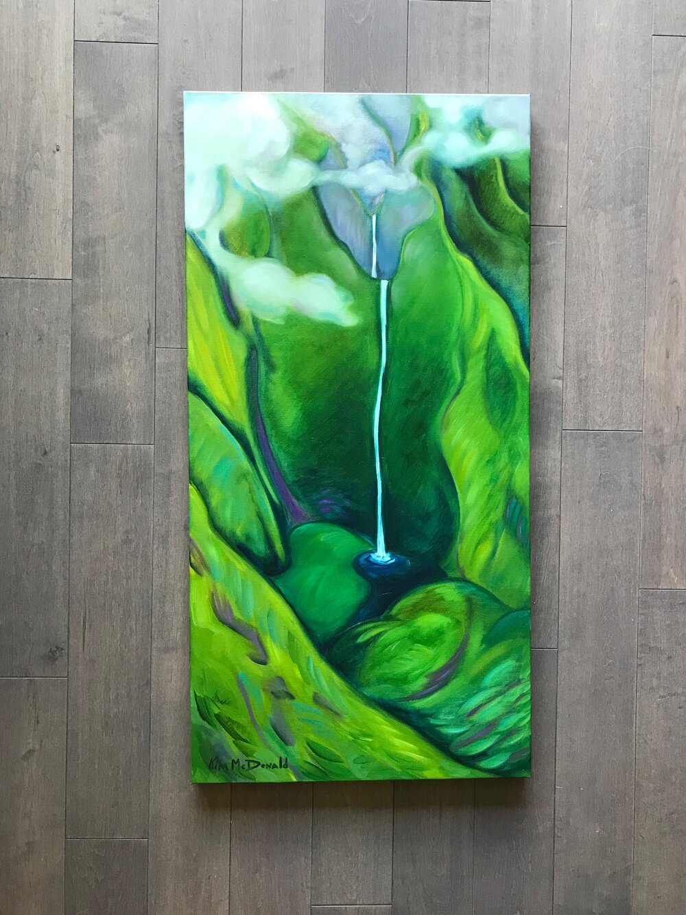 Pintura original: Bendiciones del cielo de Kim McDonald 