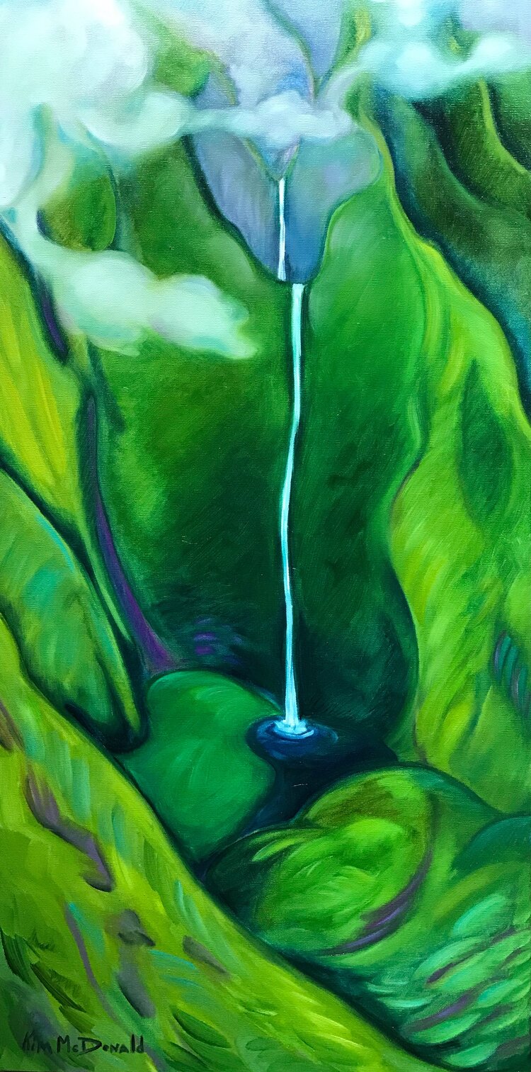 Pintura original: Bendiciones del cielo de Kim McDonald 