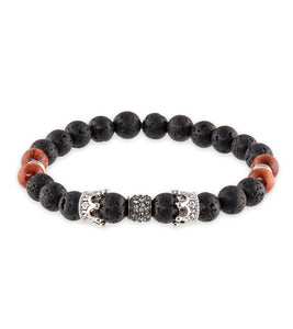 Lava, Koa & Metals Bracelet by Bergan