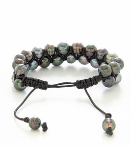 Woven Tahitian Pearl Bracelet (30 Pearls)- 36954C