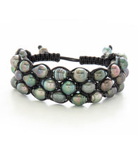 Woven Tahitian Pearl Bracelet (33 Pearls)- 36957C