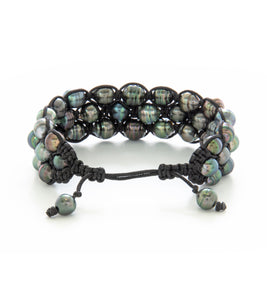 Woven Tahitian Pearl Bracelet (42 Pearls)- 36959C