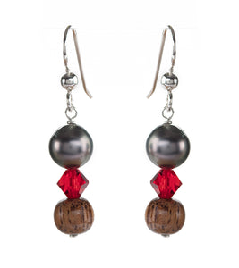 Tahitian Pearl Hyacinth Earrings
