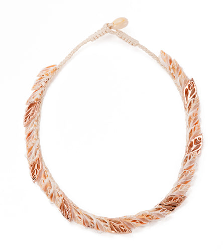 Single Layer with Rose Gold Necklace - 53467